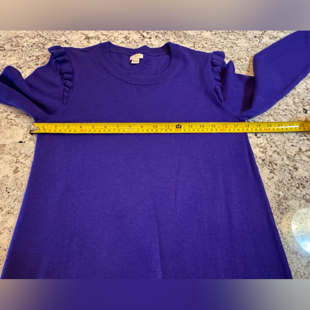 J. Crew Women's Midi Dress in Vibrant Purple - Picture 5 of 7